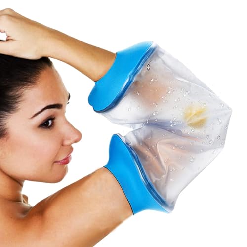 Protège PICC Bras, Protecteur de Plâtre,manchon de protection de bras réutilisable,Protection de coude étanche pour adulte,Manchon Douche Bras pour Douche,Maintenir le bandage au sec Pendant le Bain