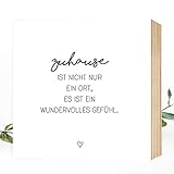 Ein wunderbares Holzbild für Freunde & Familie