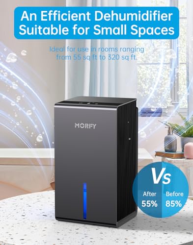 Morfy Dehumidifier, Morfy 52Oz Small Dehumidifier For Bedroom Bathroom Rv With Auto Shut Off thumb #4