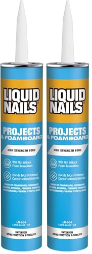 Image of Liquid Nails Latex Projects 10 oz Off-White Interior Projects and Foamboard Adhesive (Pack of 2)