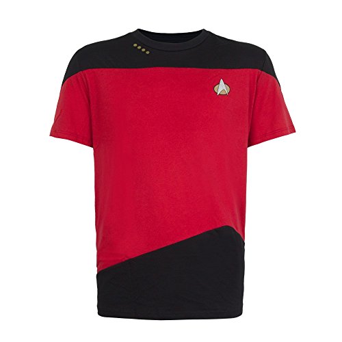 Star Trek Command Red Paneled Uniform The Next Generation T-Shirt, XX-Large