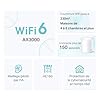 TP-Link Deco WiFi 6 Mesh AX3000Mbps Deco X50(1-Pack), Système WiFi 6 pour Toute la Maison, Couverture de 230㎡, Installation Facile, Contrôle Parental, Compatible avec Toutes Les Box Fibre