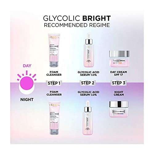 LOreal-Paris-Brightening-Serum-1-Glycolic-Acid-Serum-Visibly-Minimizes-Spots-Reveals-Even-Skin-Tone-Glycolic-Bright-Skin-15ml