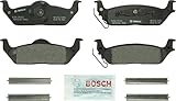 Bosch BP1012 QuietCast Premium Semi-Metallic Disc Brake Pad Set For 2004-2011 Ford F-150 and 2006-2008 Lincoln Mark LT; Rear