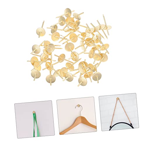 Image of 50pcs Picture Nails Hangers Frame Hooks Integrated Nails for Wall Decor Easy Install Heavy Duty Wall Hanging Hardware
