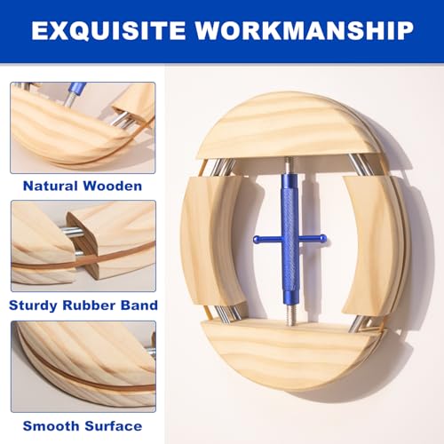 Image of 4 Way Hat Stretcher, Hat Stretcher for Fitted Hats, Heavy Duty Hats Shaper Extender w. Lever Wrench for Men All Kind of Caps