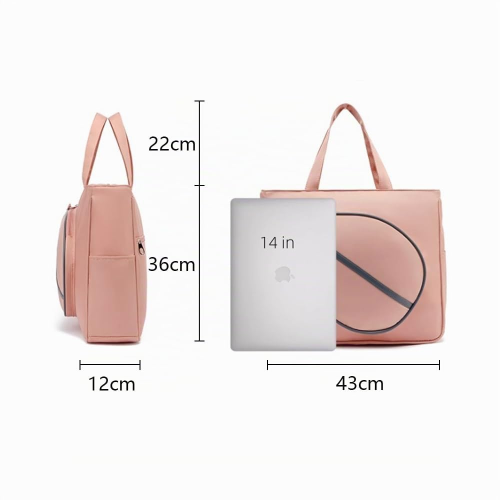 TentHome Borsa Tennis e Padel per Donna con Scomparto Scarpe Separato, Porta Racchetta Tennis Impermeabile, Custodia Racchetta per Padel Multifunzione, 18L