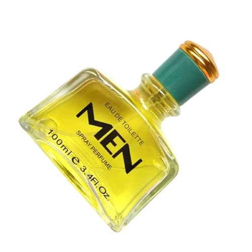 100ml Mens Spray Type Perfume Exquisite Fragrance Long Lasting Aroma Eau De Parfum (Yellow, One Size)