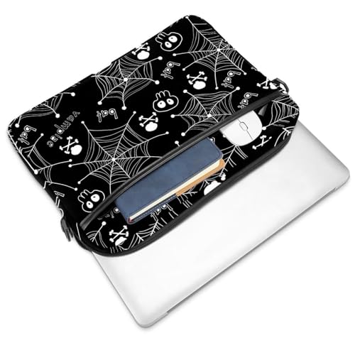 Funda portatiles 14 pulgadas acolchada estampada calavera multicolor 3