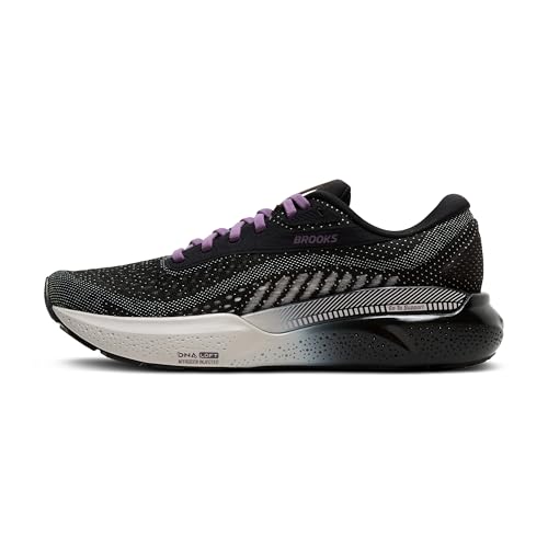 Brooks Adrenaline GTS 24 chaussures course femme noir lilas 5 wide