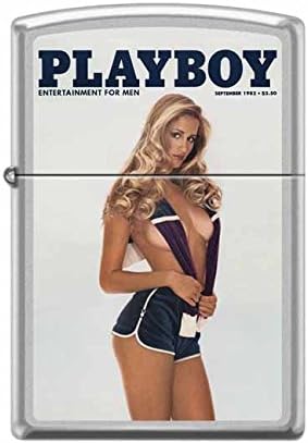 Zippo Lighter: Playboy Cover September 1982 - Satin Chrome
