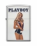 Zippo Lighter: Playboy Cover September 1982 - Satin Chrome