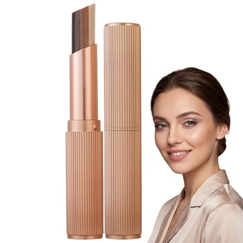 Image of 3 in-1 Eyeshadow Stick for Mature Eyes,Waterproof&Long-Lasting Cream Eyeshadow Pen,Natural Glitter Eye Pencil with Fine Powder Texture,Easy to Use&Carry,Brightener Eyeliners Pencil for Eye Makeup(#02)