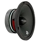 Massive Audio M6 6.5 Inch, 300 Watts, 8 Ohm Pro Audio Midrange Speaker for Cars, Stage and DJ Applications. Sold Individually.