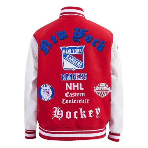 Image of Pro Standard Mens NHL Old English Varsity Jacket