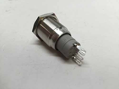 2 Of Pactrade Marine Ss304 Red Led Ultra Flush Light Auto On-Off Push Switch Ring Button #TOP4