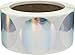 Argentés Holographiques Autocollants de Cercle, 51 mm 2 Pouce Étiquettes de Points 500 Paquet
