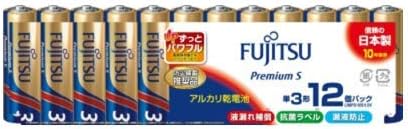 富士通 Fujitsu Premium S AA-12 Pack LR6PS (12S)