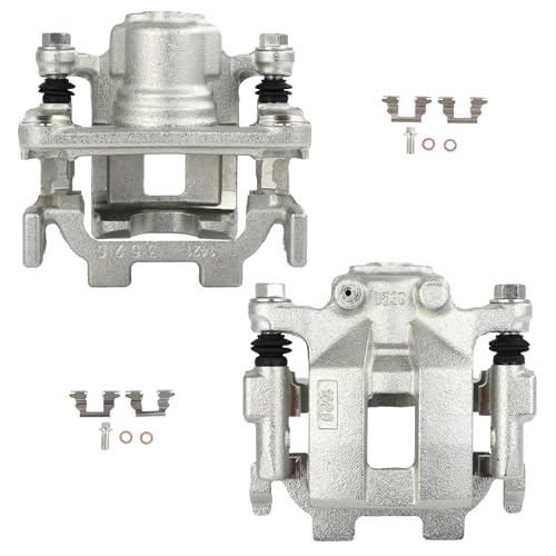 Image of ECCPP 19B6240 19B6241 Rear Left & Right Disc Brake Caliper Assembly | w /Bracket Fit For Nissan For Maxima 2009-2014 2016-2018