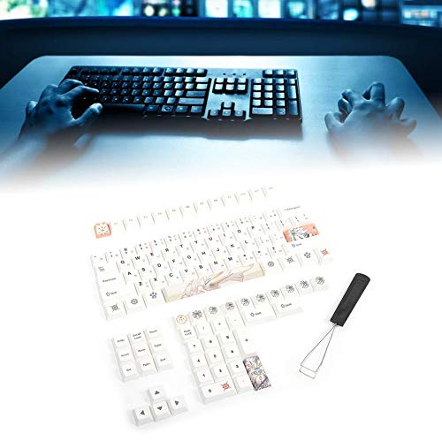 Image of Aiterwu Five-Faced Dyed Wear Resistance Mechanical Keyboard Keycap Full Set for Mechanical Keyboard (Lion)