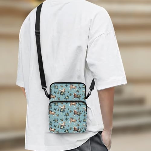 2 Layer Crossbody Bag, Lightweight Shoulder Bag Messenger Bags for Kids Girls Boys3