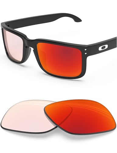 Image of BLAZERBUCK Anti-salt Replacement Lenses for Oakley Holbrook OO9102 Sunglasses, Anti-Scratch, Impact Resistant & Fit Perfectly