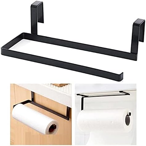 Wall-Mounted Stainless Steel Paper Towel Holder Rack Plastic Wrap Shelf Toilet Wiper Storage(OneColor) image 5