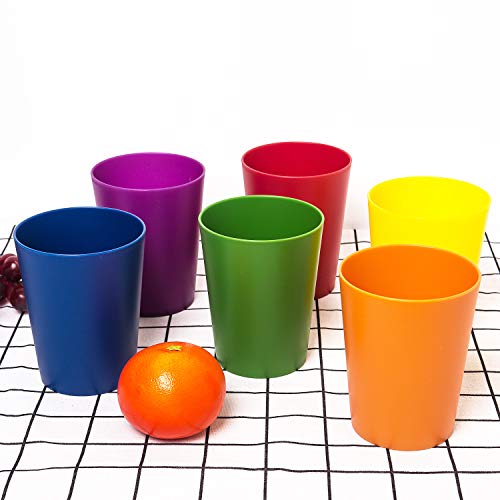 Kx-Ware 18-Ounce Plastic Tumblers Drinking Glasses, Set Of 12 Multicolor - Unbreakable, Dishwasher Safe, Bpa Free #TOP3