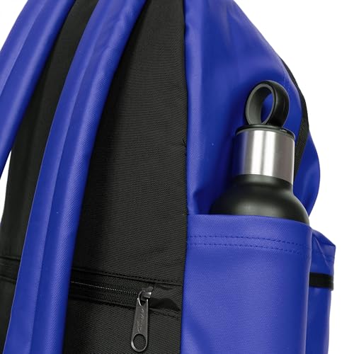 Image of EASTPAK Day Pak'r - 24L Backpack with 14-inch Laptop Sleeve, Front & Security Pockets, Side Bottle Holder, Adjustable Straps, Tarp Blue