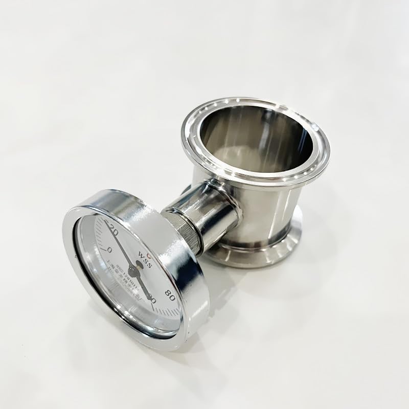 2"(51mm) OD64mm Tri-clamp Reflux Column With 1/2" FNPT For Home,Height 2"(50mm),Thickness 2mm,Stainless Steel 304
