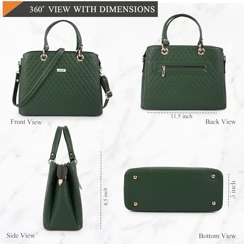 Image of ADISA quilted handbag shoulder bag for women and girls with detachable sling belt (AD4077)