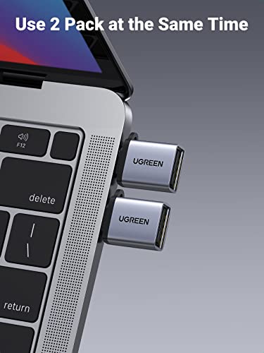 image for UGREEN USB C to USB 3.0 Adapter 2 Pack Aluminum Type C Male to Type A 