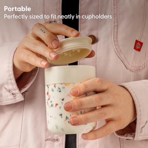 image for W&P Porter Ceramic Mug w/ Protective Silicone Sleeve, Mint 12 Ounces |
