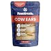 Jumbo Cow Ears For Dogs (10 Pack) Made In USA & Natural | Healthy Bulk Dental Dog Treats | Single Ingredient Chew | Fresh,Tasty Beef | Low Calorie, Digestible, Safe