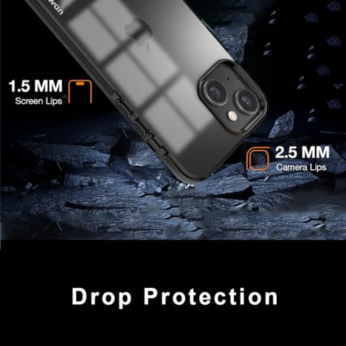 Image of KARWAN Back Cover| iPhone 14 Plus Back Cover |Polycarbonate Material| Full Camera Protection |Perfectly Fit| Case for iPhone 14 Plus - Black
