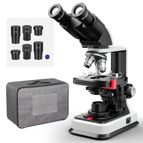 Microscope binoculaire 40X-2500x Vabiooth avec double alimentation