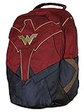 DC Comics Wonder Woman Backpack w/Laptop Sleeve and Water Bottle Pockets