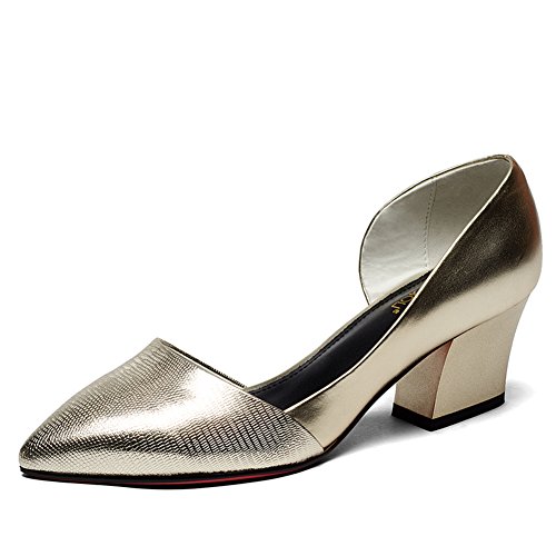 Sandales à talon épais mode chaussures loisir cuir femme