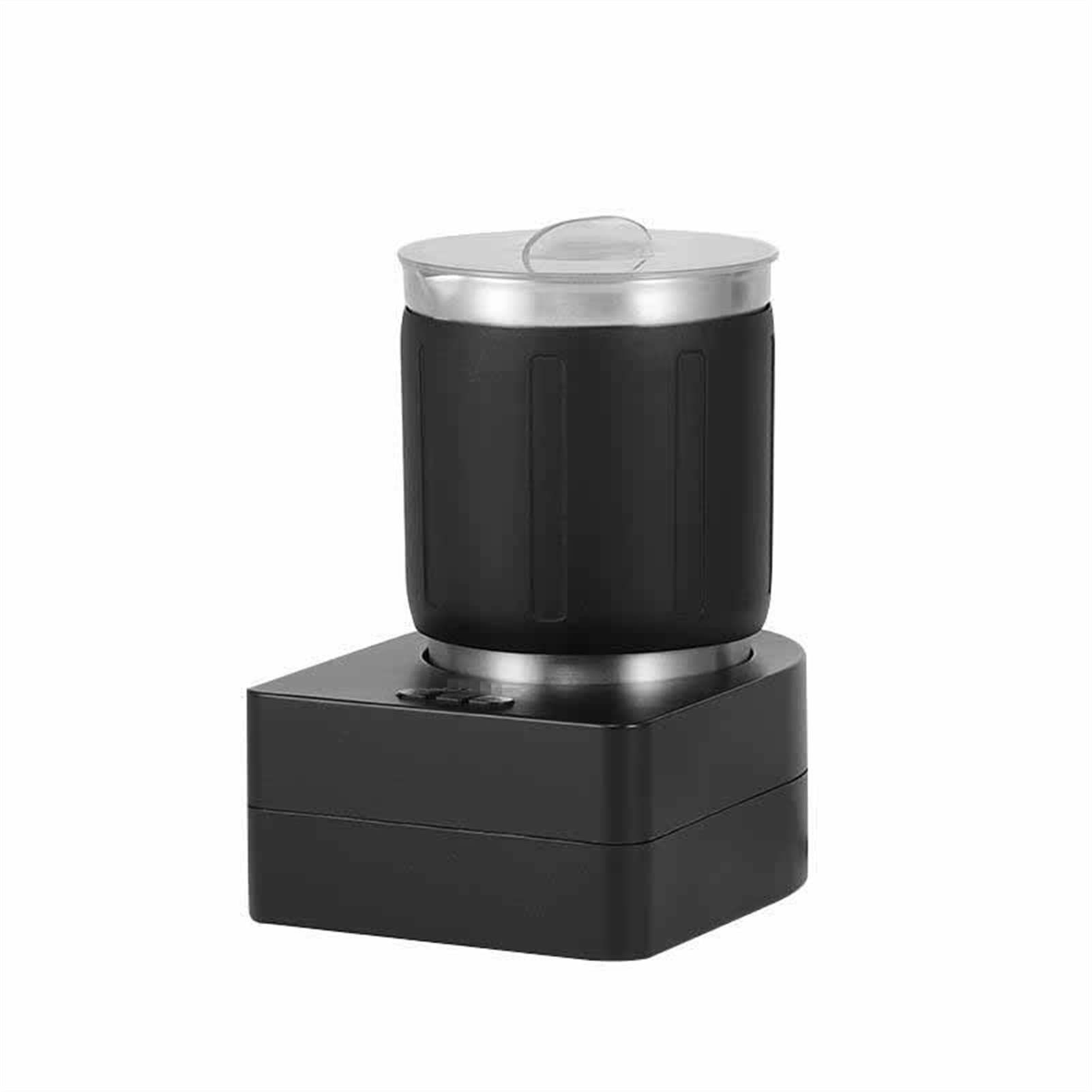 Montalatte Staccabile, montalatte Elettrico in Acciaio Inossidabile, Schiuma Calda/Fredda Automatica e Macchina per Cioccolata Calda, per caffè, Cioccolata Calda, Latte, Cappuccino