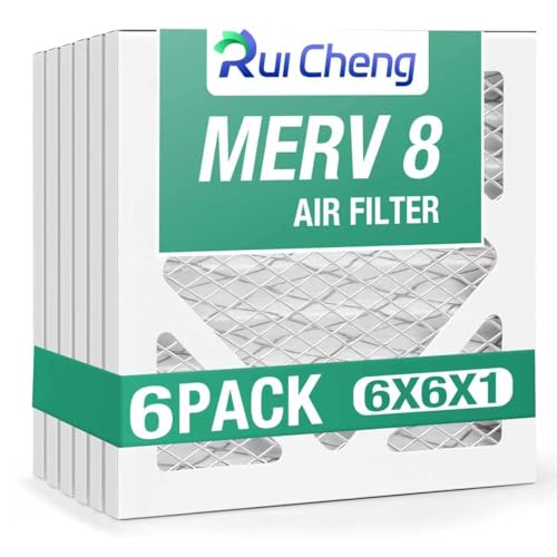 Image of 6 Pack Updated 6x6x1 Air Filter, pertain Merv 8