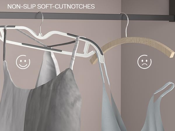 60 Pack M-Style Space Saving Hangers with Code MLKJHHI888 - Image 3