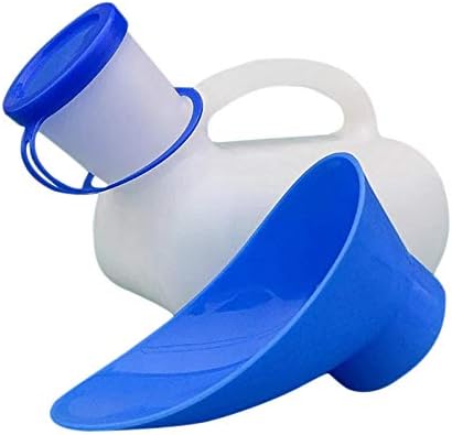 1000ml Portable Urine Bottle Urine Bottle,Mobile Toilet Portable Urinals Unisex Emergencys Potties for Men Women,Spill Proof Pee Bottle with a Lid and Funnel for Hospital,Home,Camping or Car Travel
