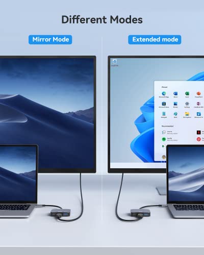 Usb C To Hdmi Adapter【4K@60Hz】, Vilcome Type-C To Hdmi Adapter Multiport With Usb Type C Pd & Usb 3.0 Port, Hdmi To Usb C Adapter For Macbook Pro/Air, Ipad Pro/Air, Dell Xps 13/15, Android Samsung S21 #TOP2