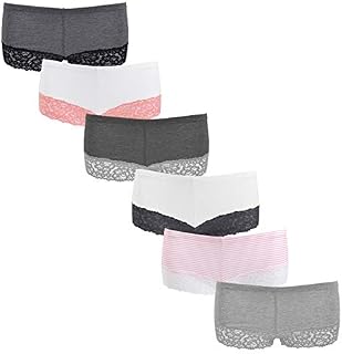 Emprella Boy Shorts Underwear for Women, Cotton Women's Panties Seamless Boyshort