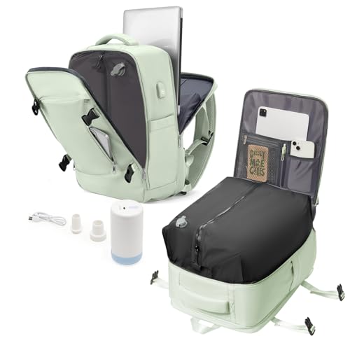 La Mejor Selección de Sistemas de almacenaje - 5 favoritos. 33 livbote Vacpack - Mochila de viaje con sistema de vacío, color verde menta, verde menta, L