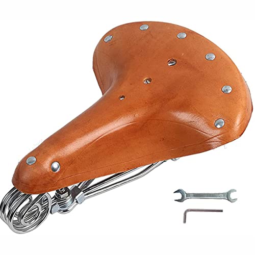 Selle de vélo classique à ressorts amortisseurs pour réduire les douleurs dorsales