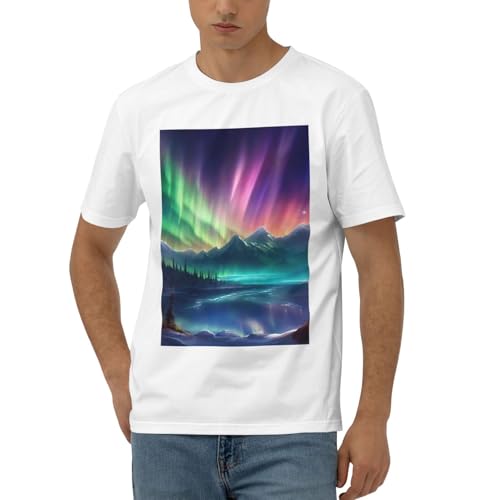 Maillot de corps homme sous chemise Dark Northern Lights col rond actif