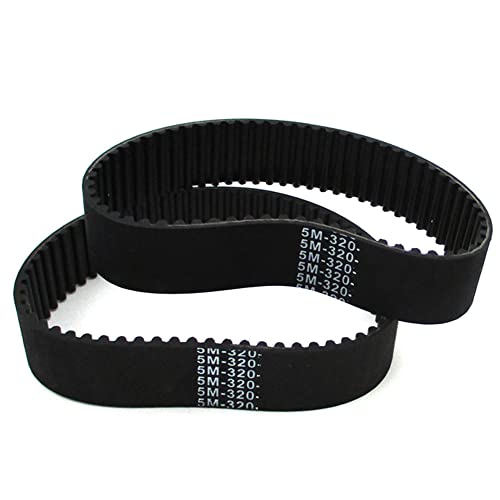 DJ-Motor 2Pcs 5M-320-25 Gas Scooter Drive Clutch Belt for Bladez Moby S X SX 23cc 33cc 35cc 40cc Mini Moto Pocket Bike (5M-320-25)