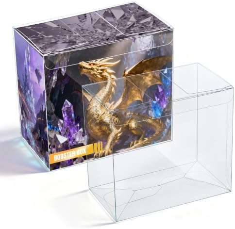 Wigearss 10 Stück PET Case, Schutzhülle, Schutzbox für Pokemon Booster Box