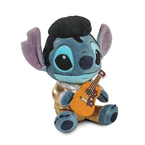 Kidrobot KR18839 Collectible Disney: Lilo And Stitch Gold Suit Elvis Stitch Phunny Plush Figure thumb #1